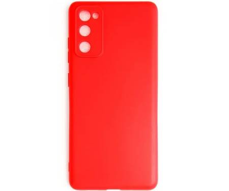 Силиконовый чехол Samsung Galaxy S20 FE Red 1
