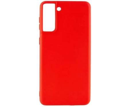 Силиконовый чехол Samsung Galaxy S21+ Red 1