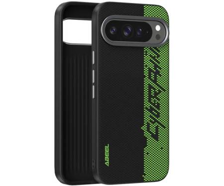 Чехол ABEEL Soft-shell with Magsafe Google Pixel 9 Pro XL Punk Green 1