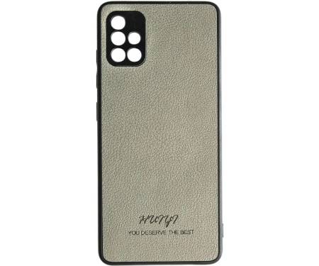 Чехол Leather Case Samsung Galaxy A51 Gray 1