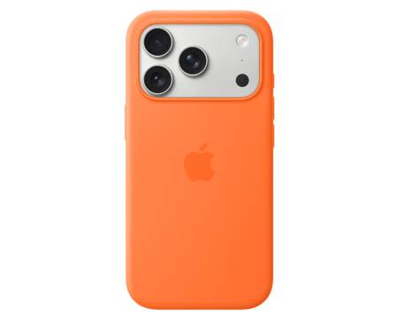 Чехол для Apple iPhone 17 Pro Silicone Case with MagSafe – Orange (MGFE4) 3