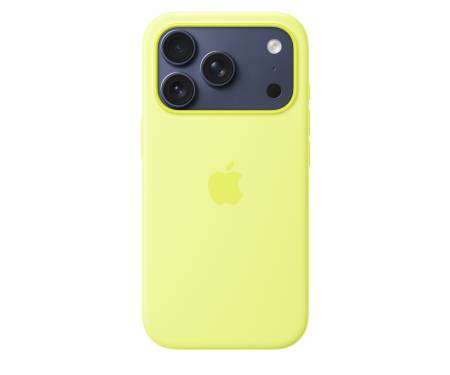 Чохол для Apple iPhone 17 Pro Silicone Case with MagSafe – Neon Yellow (MGFF4) 3