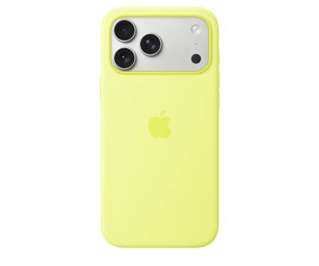 Чехол для Apple iPhone 17 Pro Max Silicone Case with MagSafe – Neon Yellow (MGFM4) 1