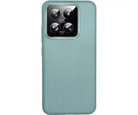 Чохол Luxury Shockproof Hybrid Leather Case Xiaomi 14 Pro Deep Green 1
