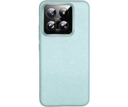 Чохол Luxury Shockproof Hybrid Leather Case Xiaomi 14 Pro Mint 1