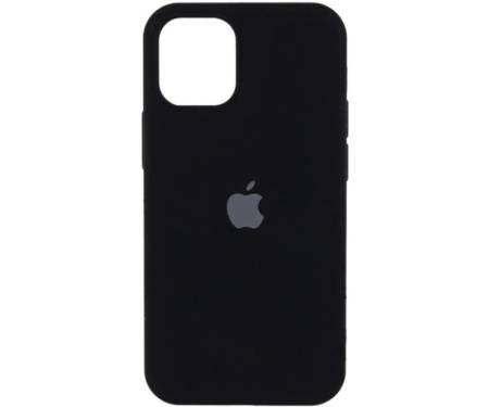 Чехол Silicone Case Full iPhone 12 Pro Max Black 1