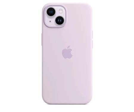 Чехол Silicone Case with MagSafe and Animation [Colorless] для iPhone 14 Lilac (A2388) 1