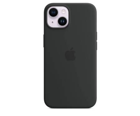 Чехол Silicone Case with MagSafe and Animation [Colorless] для iPhone 14 Midnight (A2388) 1