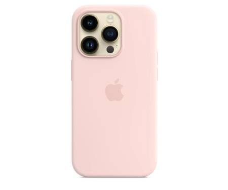 Чохол Silicone Case with MagSafe and Animation [Colorless] для iPhone 14 Pro Chalk Pink (A2912) 1
