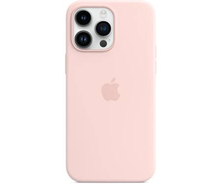 Чехол Silicone Case with MagSafe and Animation [Colorless] для iPhone 14 Pro Max Chalk Pink (A2913) 1