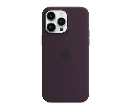 Чехол Silicone Case with MagSafe and Animation [Colorless] для iPhone 14 Pro Max Elderberry (A2913) 1