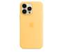 Чехол Silicone Case with MagSafe and Animation [Colorless] для iPhone 14 Pro Max Sunglow (A2913) 1