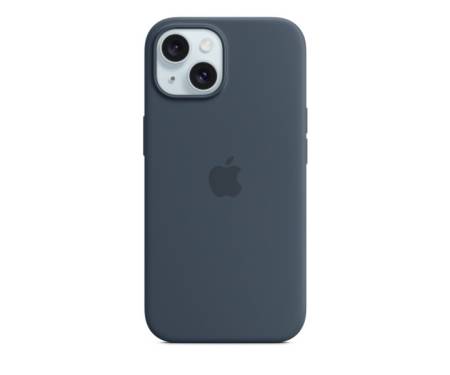 Чехол Silicone Case with MagSafe and Animation [Colorless] для iPhone 14 Storm Blue (A2910) 1