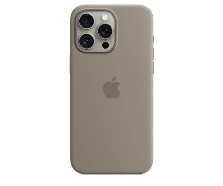 Чехол Silicone Case with MagSafe and Animation [Colorless] для iPhone 15 Pro Max Clay (A3126) 1