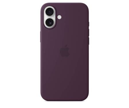 Чехол Silicone Case with MagSafe and Animation [Colorless] для iPhone 16 Plum (A3313) 1