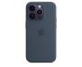 Чохол Silicone Case with MagSafe and Animation для iPhone 13 Pro Abyss Blue 1