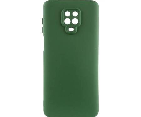 Чохол Silicone Cover Lakshmi Full Camera (A) для Xiaomi Redmi Note 9s / Note 9 Pro / Note 9 Pro Max Dark Green 1
