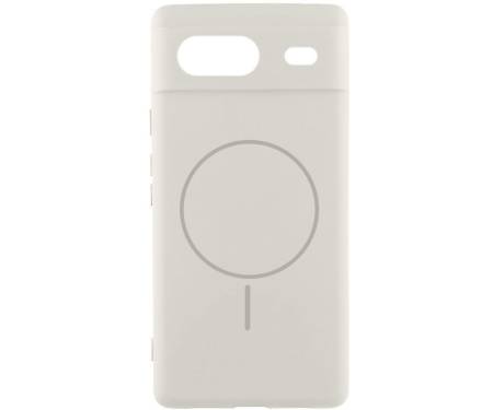 Чехол Silicone Cover Lakshmi Full Camera (AA) with MagFit для Google Pixel 8 White 1