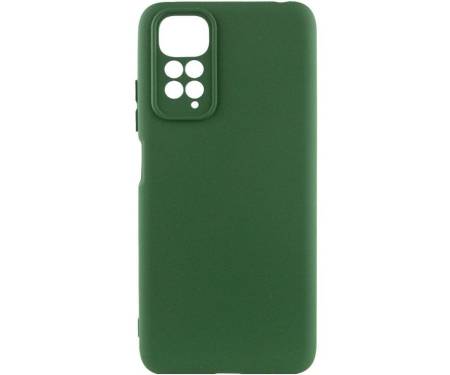 Чохол Silicone Cover Lakshmi Full Camera (AAA) для Xiaomi Redmi Note 11 (Global) / Note 11S Dark Gray 1