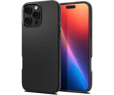 Чехол Spigen Liquid Air Apple iPhone 16 Pro Max Matte Black (ACS07988) 1