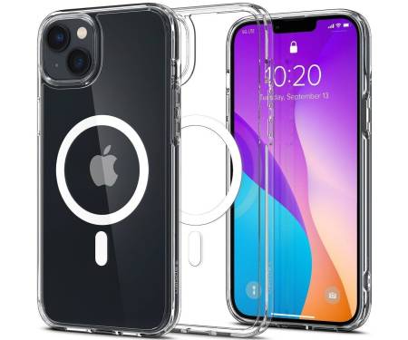 Чохол Spigen Ultra Hybrid (MagFit) для Apple iPhone 14 Crystal Clear 1