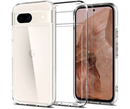 Чохол Spigen Ultra Hybrid для Google Pixel 8a Crystal Clear 1
