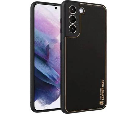 Кожаный чехол Xshield для Samsung Galaxy S21+ Black 1