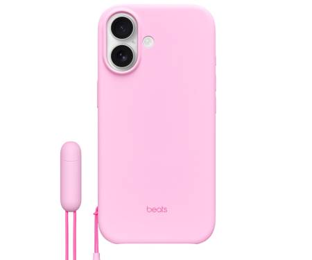 Чехол для Apple iPhone 17 Beats by Dr. Dre Kickstand Case with MagSafe and Camera Control - Pebble Pink (MGY64) 1