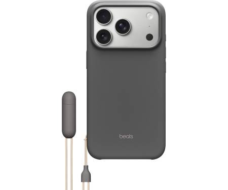 Чохол для Apple iPhone 17 Pro Beats by Dr. Dre Kickstand Case with MagSafe and Camera Control - Granite Gray (MGY74) 1