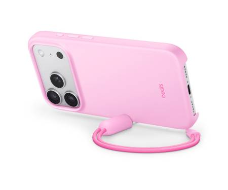 Чехол для Apple iPhone 17 Pro Beats by Dr. Dre Kickstand Case with MagSafe and Camera Control - Pebble Pink 1