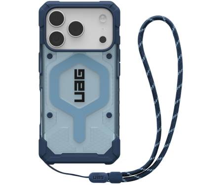 Чехол для Apple iPhone 17 Pro URBAN ARMOR GEAR Pathfinder Clear MagSafe Bundle Blues Lanyard (1145511BV03) 1