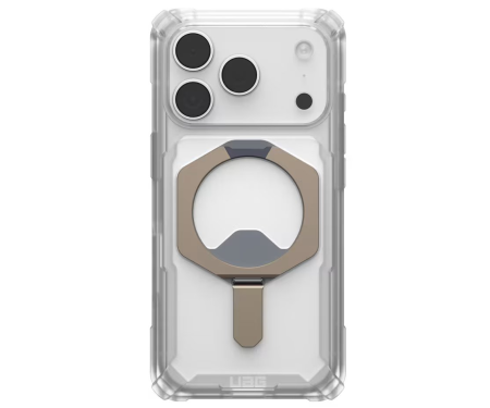 Чехол для Apple iPhone 17 Pro Max URBAN ARMOR GEAR Plasma XTE MagSafe Clear/Titanium (114528114G36) 1