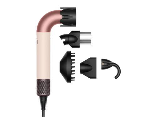 Фен Dyson HD17 Supersonic r Professional Hair Dryer Curly+Coily - Ceramic Pink/Rose Gold (113361-01) EU 1