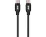 Кабель 2E Type-C - Type-C Glow 60W 1m Black (2E-CCCC-BL) 1