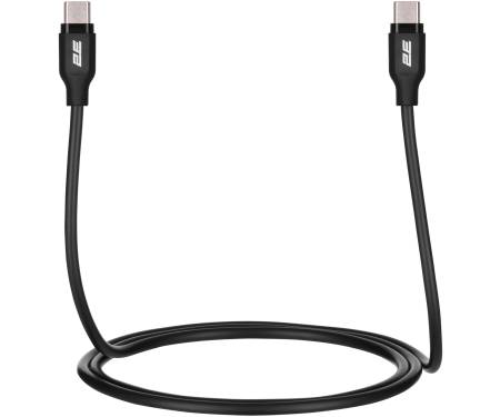 Кабель 2E Type-C - Type-C Glow 60W 1m Black (2E-CCCC-BL) 2