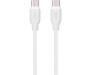 Кабель 2E Type-C - Type-C Glow 60W 1m White (2E-CCCC-WH) 1