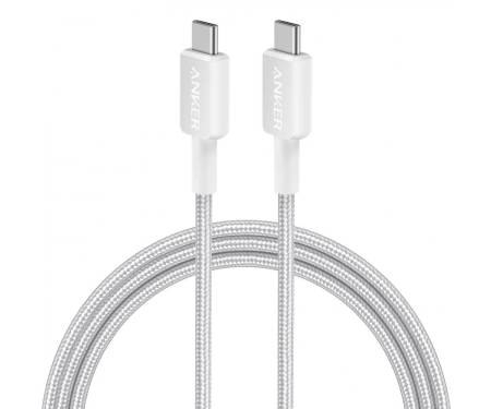 Кабель USB Type-C Anker Powerline 322 Type-C to Type-C 1.8m White (A81F6H21) 1