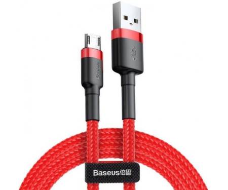 Кабель Baseus Cafule Cable USB For MicroUSB 2.4A 1M Red (CAMKLF-B09) 1