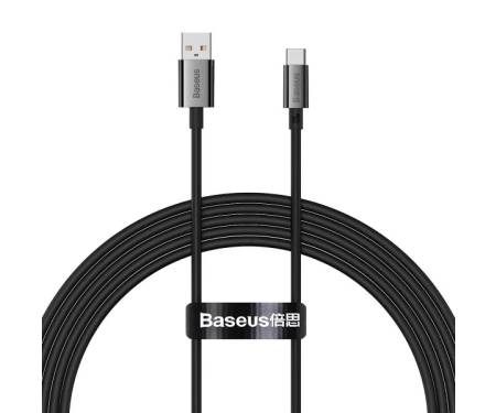 Кабель Baseus Superior Series USB Cable to USB-C Fast Charging Data 100W 2m Black (P10320102114-02) 1
