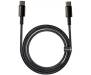 Кабель Baseus USB Type-C to Type-C Tungsten Gold Fast Charging 2m Black (CATWJ-A01) 1