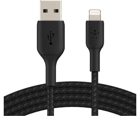 Кабель Belkin USB-A - Lightning 2m Black (CAA002BT2MBK) 1