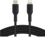 Кабель Belkin Type-C - Lightning 1m Black (CAA004BT1MBK) 1