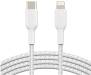 Кабель Belkin USB Type-С to Lightning 2m White (CAA004BT2MWH) 1