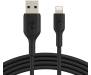 Кабель Belkin USB-A - Lightning 1m Black (CAA001BT1MBK) 1