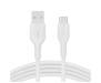 Кабель Belkin Boost Up Charge Flex USB-A to USB-C 1м White (CAB008BT1MWH) 1