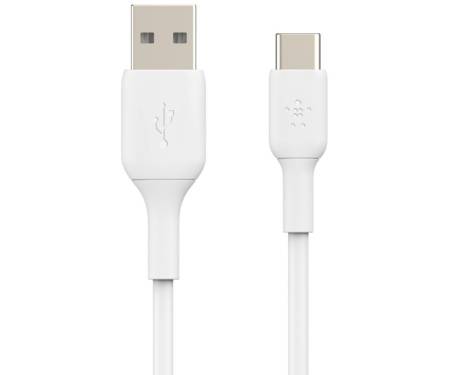 Кабель Belkin USB-A to USB-C PVC 1m White (CAB001BT1MWH) 1