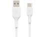 Кабель Belkin USB-A to USB-C PVC 1m White (CAB001BT1MWH) 1