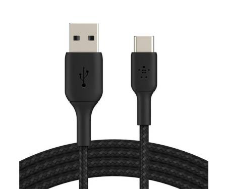 Кабель Belkin USB-C to USB-A 2m black (CAB002BT2MBK) 1