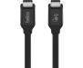 Кабель Belkin USB-C to USB-C 40Gbps 100W 0.8m Black (INZ001BT0.8MBK) 1