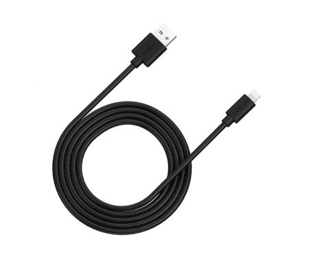 Кабель Canyon Charge & Sync USB-A to Lightning 2m Black (CNS-MFIC12B) 1